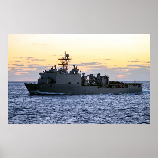 US Fort McHenry (LSD 43) Poster (Voorkant)