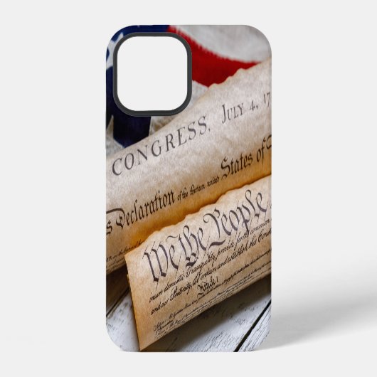 US Founding Documents iPhone Hoesje (Achterkant)