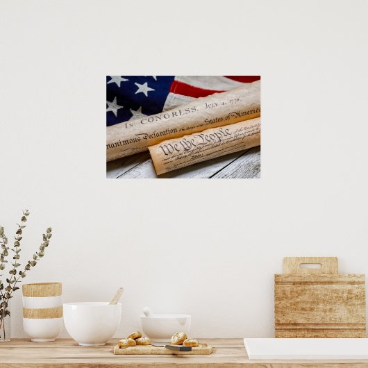 US Founding Documents Poster (Keuken)