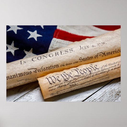 US Founding Documents Poster (Voorkant)