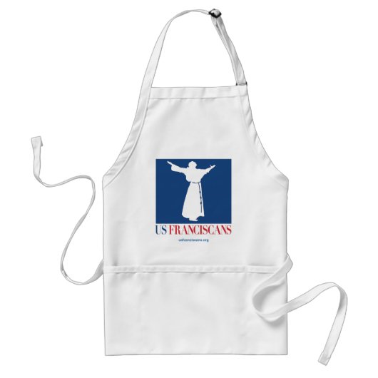 US Franciscans Apron Standaard Schort (Voorkant)