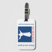 US Franciscans Bagagelabel (Voorkant (verticaal))