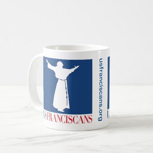 US Franciscans Coffee Mok (Voorkant links)