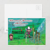 US Fun Map Briefkaart (Voorkant / Achterkant)