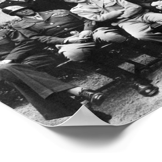 US Generals WWII - Ike, Patton, Bradley Poster (Hoek)