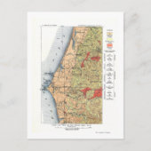 US Geological Survey Map Briefkaart (Voorkant)