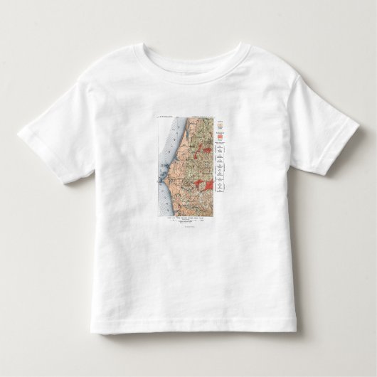 US Geological Survey Map Kinder Shirts (Voorkant)