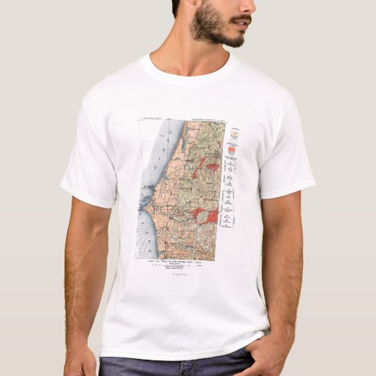 US Geological Survey Map T-shirt (Voorkant)