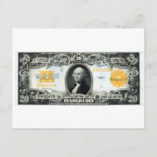 US Gold Certificate (1922) Briefkaart