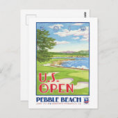 US golf open 2019 kiezelstrand Briefkaart (Voorkant / Achterkant)