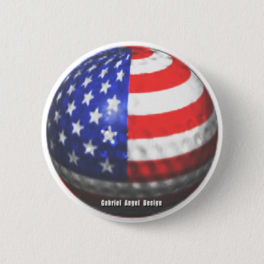 US Golf Ronde Button 5,7 Cm (Voorkant)
