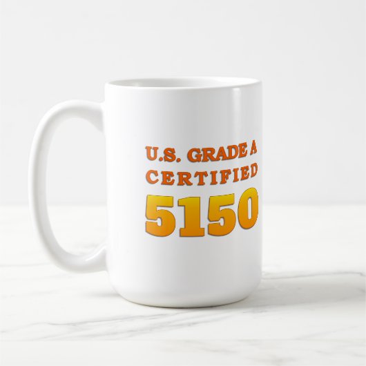 US graad A gecertificeerd 5150 Koffiemok (Links)