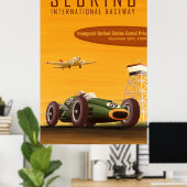 US Grand Prix-Poster 1959 Poster (Thuiskantoor)