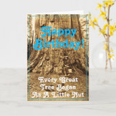 US Grant Big Redwood Tree Yosemite Funny Kaart (Gele Bloem)