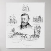 US Grant Memorial Print - General Grant's Tomb (Voorkant)