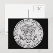 US Great Seal Half Dollar Briefkaart (Voorkant / Achterkant)