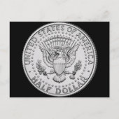 US Great Seal Half Dollar Briefkaart (Voorkant)