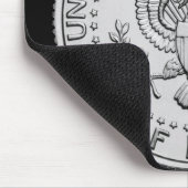 US Great Seal Half Dollar Muismat (Hoek)