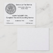 US Great Seal Half Dollar Visitekaartje (Voorkant / Achterkant)