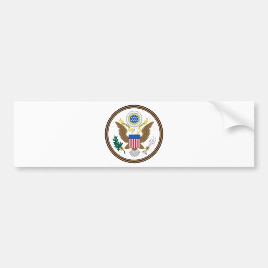 US Great Seal Obverse Bumpersticker (Voorkant)