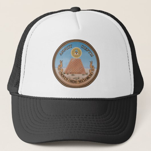 US Great Seal Obverse (Reverse) Side Trucker Pet (Voorkant)