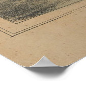  US-Grondwet Illustratie schip (1846) Poster (Hoek)