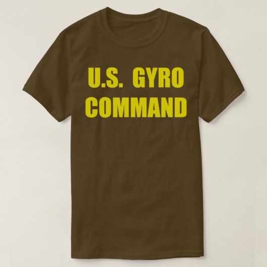 US Gyrocommando voor gyrocopterpiloten T-shirt (Design voorkant)