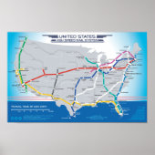 US High Speed Rail (VS) - scrol neer voor bijgewer Poster (Voorkant)