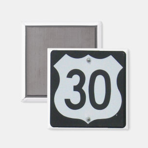 US Highway 30 Sign Magneet