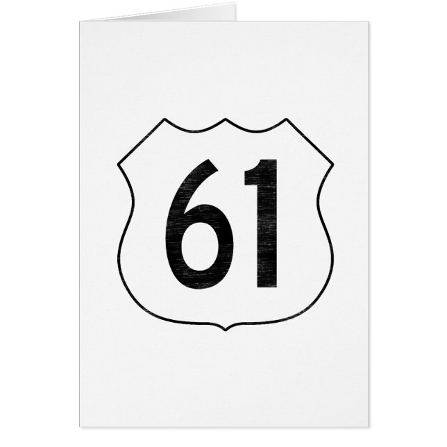 US Highway 61 Route Sign (Voorkant)