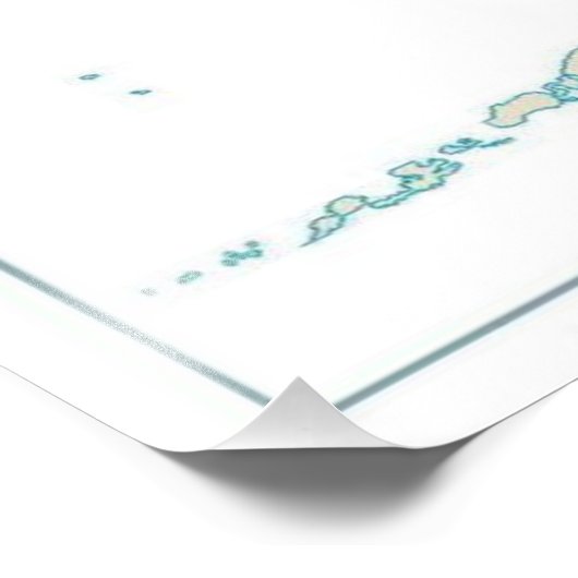 US Highways Road Map Amerikaans Verenigde Staten 6 Foto Afdruk (Hoek)