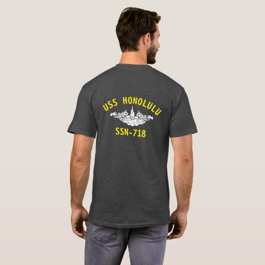 US Honolulu Navy Veteran T-shirt (Achterkant volledig)