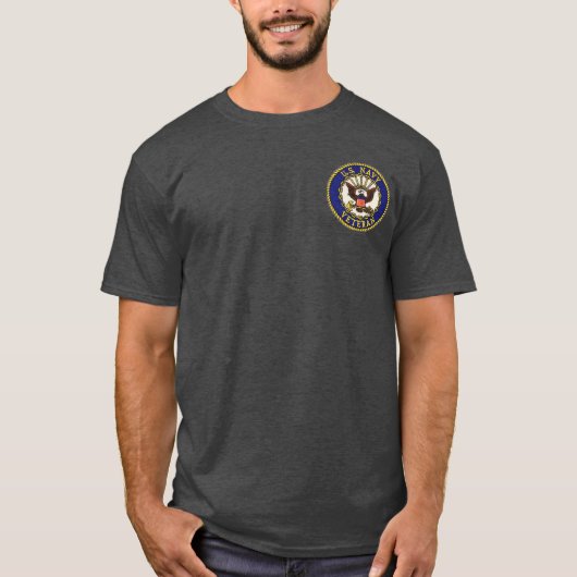 US Honolulu Navy Veteran T-shirt (Voorkant)