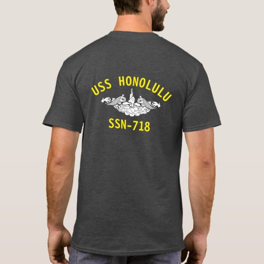 US Honolulu Navy Veteran T-shirt (Achterkant)