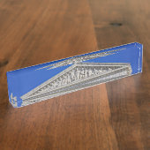 US Hooggerechtshof Building Naambordje (Zijkant)