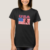 US houdt van spoor - en veldzomerkampen - amerikaa T-shirt (Voorkant)
