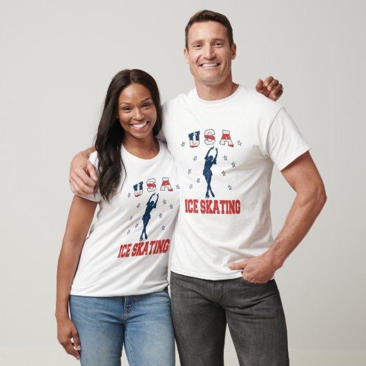 US Ice Skating Dance Support T-shirt (Unisex)