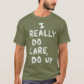 US Immigration Shirt - het interesseert me echt we (Voorkant)