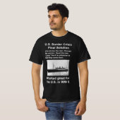 US Immigration white T-shirt (Voorkant volledig)