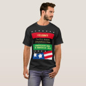 US Independence Days Junetetiende en 4th of Juli T T-shirt (Voorkant volledig)