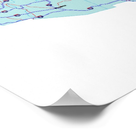 US Interstate System Print (Hoek)