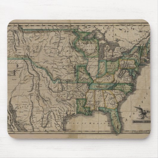 US-kaart 1823 Muismat (Voorkant)