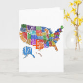 US-kaart Kaart (Gele Bloem)