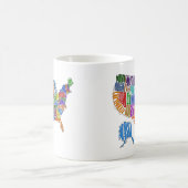 US-kaart Koffiemok (Center)