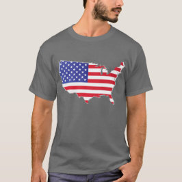 US-kaart T-shirt