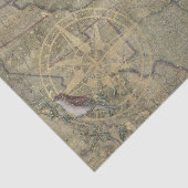  US-kaart Tissuepapier (Detail)