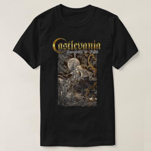 US Konami Castlevania Symphony Bo Art 01 T-shirt (Design voorkant)