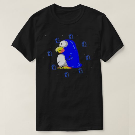 US Konami Parodius Penguin Power 01 T-shirt (Design voorkant)