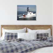 US Kustwacht Cutter Waesche 3 Canvas Afdruk (Insitu (Slaapkamer))