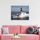 US Kustwacht Cutter Waesche 3 Canvas Afdruk (Insitu (Woonkamer))